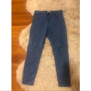 Light blue forever 21 skinny jeans 30 denim